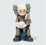 Holiday Thailand. brown by KAWS contemporary artwork sculpture