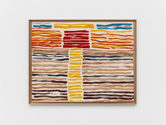 Plage Deserte by Etel Adnan contemporary artwork Textile