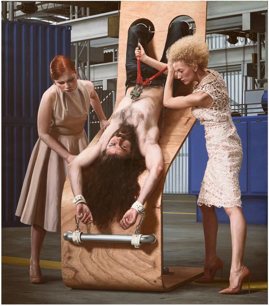 Inverso Mundus Inquisition or Womens Labor02 by AESF contemporary artwork Painting