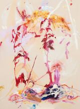 Electric by Araminta Blue contemporary artwork painting
