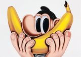 Banana White by Baldur Helgason contemporary artwork print