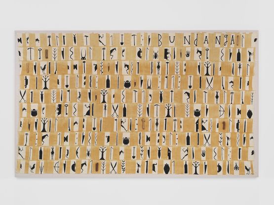 Bundanga by Jose Bedia contemporary artwork Painting