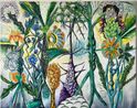 Vorherrschende extreme Samenreifung Blutenpracht gelb by Hartmut Neumann contemporary artwork Painting