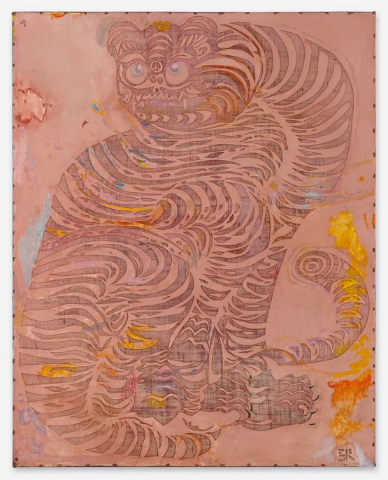 Tiger by Sophie Reinhold contemporary artwork Painting