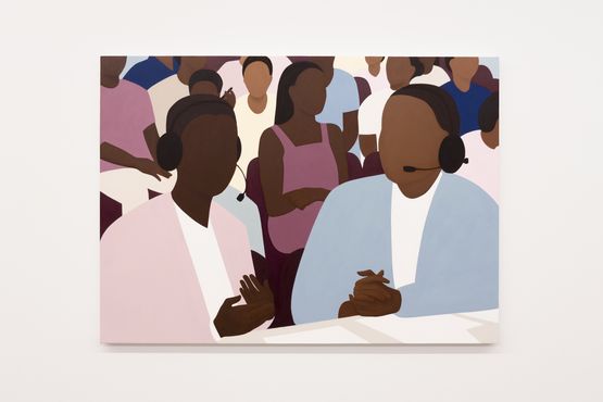 Commentators by Thenjiwe Niki Nkosi contemporary artwork Painting