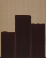 Burnt Umber  Ultramarine by Yun Hyong-Keun contemporary artwork painting