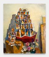 Untitled Card House 2 by Jesse Edwards contemporary artwork painting