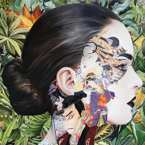 Helen Of the Hollows by Andres Barrioquinto contemporary artwork Painting