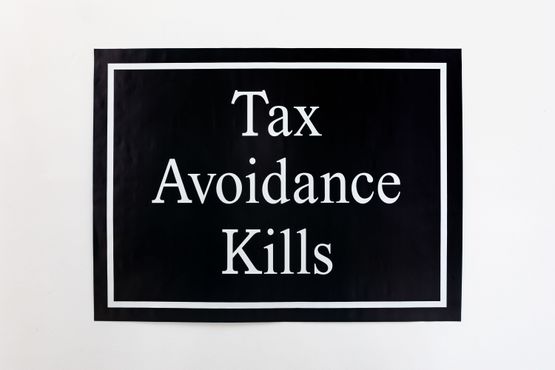 Tax Avoidance Kills by Jeremy Deller contemporary artwork Print