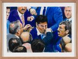 The Contest of Ideas 2 by Callum Morton contemporary artwork works on paper