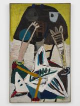 Personnage by Karel Appel contemporary artwork painting