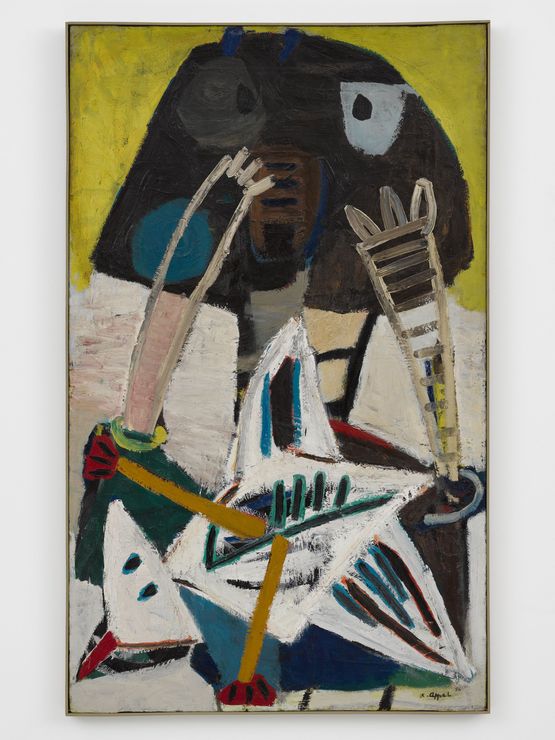 Personnage by Karel Appel contemporary artwork Painting