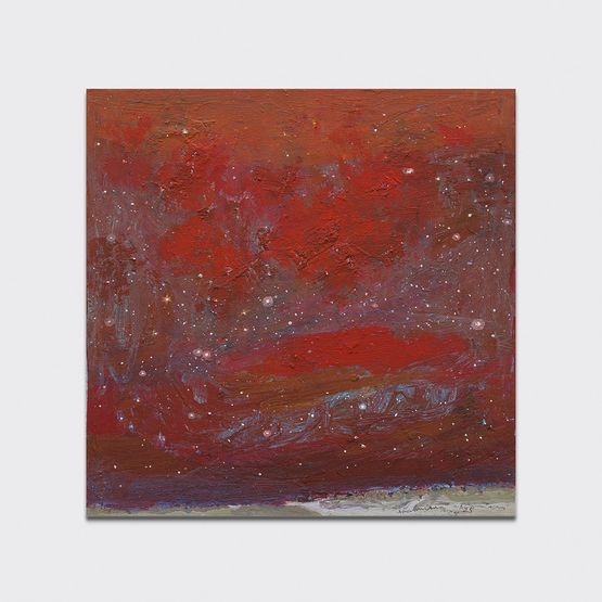 Mappa di Stelle by Natale Addamiano contemporary artwork Painting