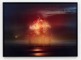 Controlled Burn  Oil Platform by Julian Charriere contemporary artwork print