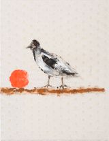 Bird with Orange by Jenny Watson contemporary artwork painting