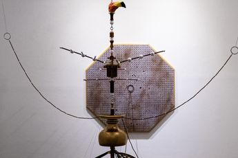 Contemporary art exhibition Min Sunghong Flow of Debris at Gallery Chosun Seoul South Korea