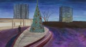 Roadside Decorations by Anna Ngan Leong Cheung contemporary artwork Painting