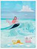 Young Poseidon by Oh De Laval contemporary artwork Painting