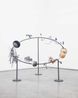 An ancient bird moonflowers an anti-Japanese womens labor protest a katydid a cicada rituals winds a yoke elephants and a river by Young In Hong contemporary artwork Sculpture