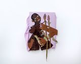 COEDWIG COLLFRYN by Anya Paintsil contemporary artwork painting textile