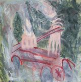 Es brennt by Eva Haupt contemporary artwork painting
