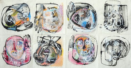 Untitled 38 by Fadi Yazigi contemporary artwork Works on Paper
