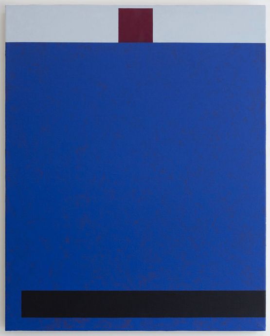 Chromatic Series V Blue by Milan Mrkusich contemporary artwork Painting