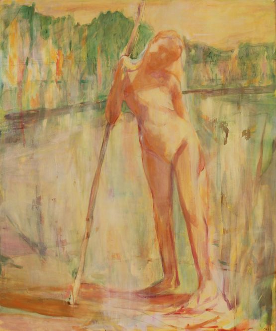 Girl by Oda Tungodden contemporary artwork Painting