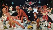 Alice Guy au pays des merveilles by Jan Van Imschoot contemporary artwork Painting
