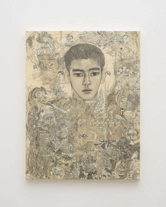 Two seconds by Ataru Sato contemporary artwork Drawing