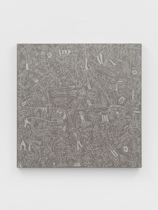TIME SIGNALS The Silver Answer by Vio Choe contemporary artwork Painting