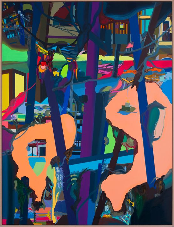 Going nowhere by Franz Ackermann contemporary artwork Painting