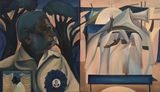 Revolution unborn J.V. Pawar Dalit Panther by Vikrant Bhise contemporary artwork painting