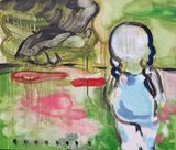 Human In Animal 174_Asian GirlYuyelai by Yuyelai contemporary artwork painting