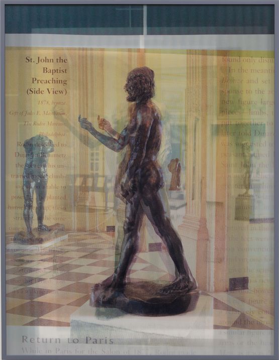 Saint John the Baptist Preaching by Mungo Thomson contemporary artwork Print