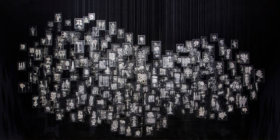 Clock Ticks in the Night Tic toc Tic toc by Geraldine Javier contemporary artwork Installation