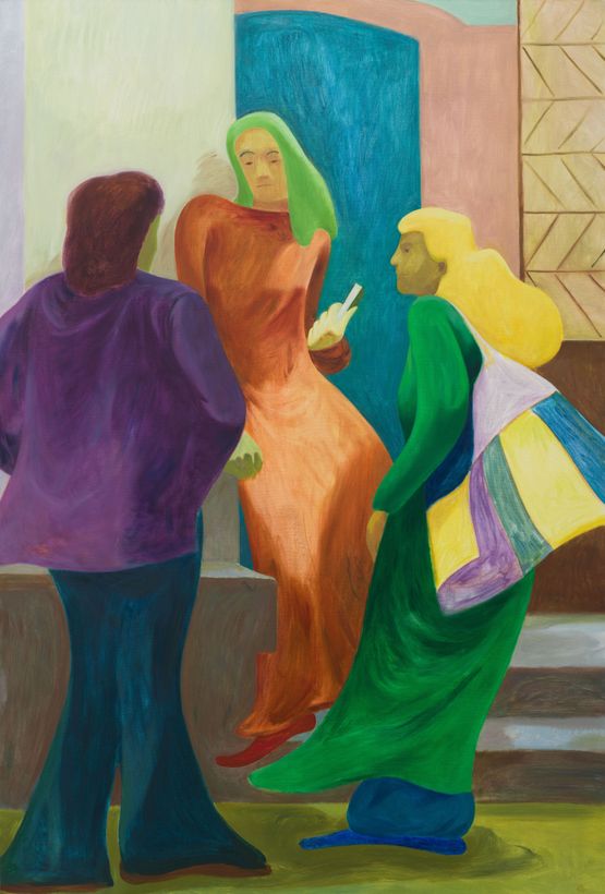 The Three Graces by Zhai Liang contemporary artwork Painting