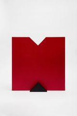 Livro do Tempo medio - vermelho e preto by Lygia Pape contemporary artwork painting
