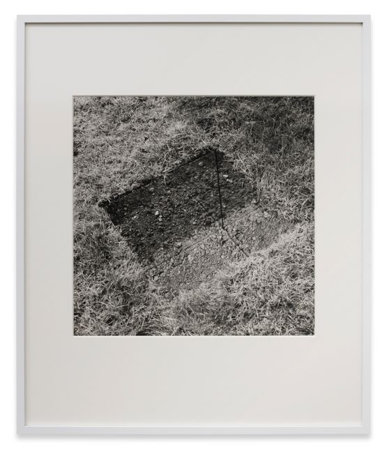 Mirror-lined pit earth bottom by Keith Arnatt contemporary artwork Photography