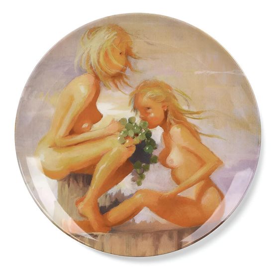 Greengrapes by Lisa Yuskavage contemporary artwork Design