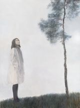 Watching Pine  by He Duoling contemporary artwork painting