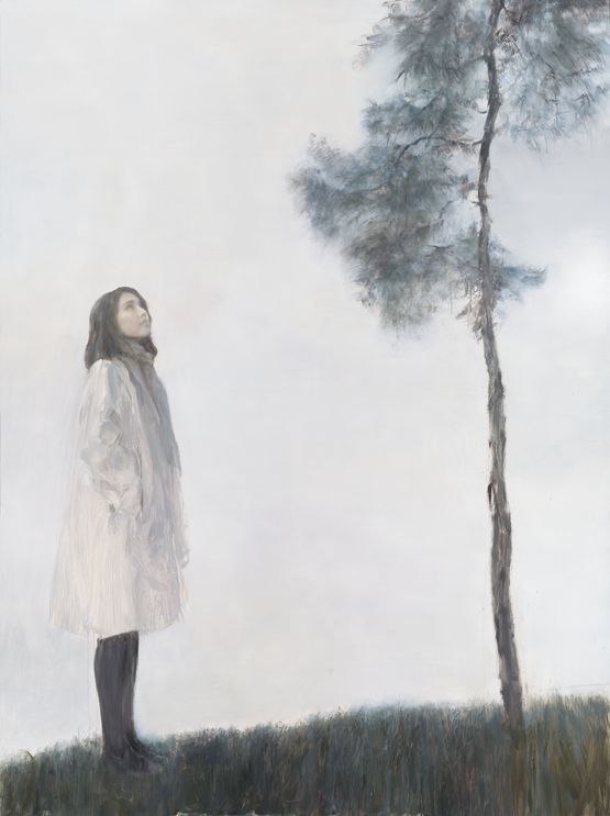 Watching Pine  by He Duoling contemporary artwork Painting