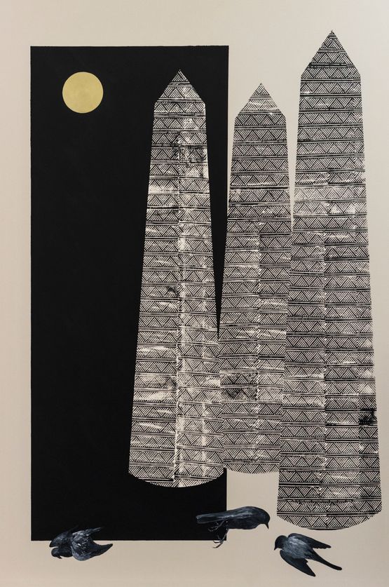 Whose Glory by Han Mengyun contemporary artwork Painting