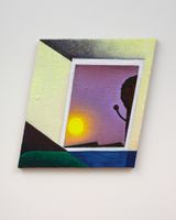 Wood For The Trees by Imogen Taylor contemporary artwork painting works on paper