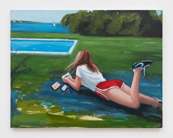 The Afternoon in August 2023 by Karyn Lyons contemporary artwork Painting