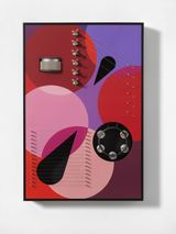 Vibrating Images Bubbling Hookline by Nevin Aladag contemporary artwork mixed media