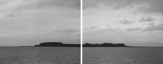 View of Red Island from the Wharf K ramuramu Island by Conor Clarke contemporary artwork Print