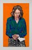 Green Blouse by Tony Bevan contemporary artwork Painting
