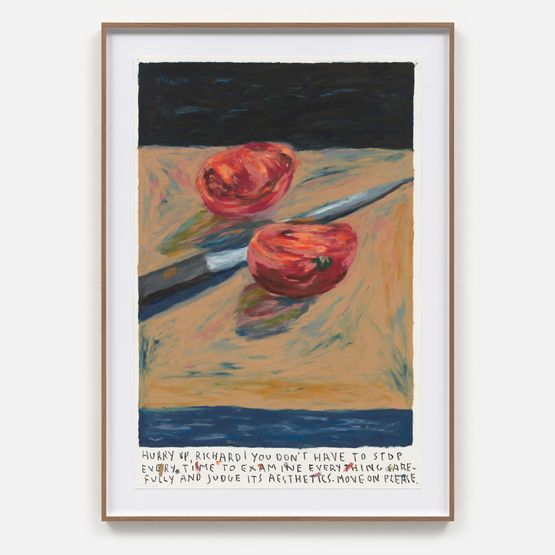 Hurry up Richard ... by Rinus Van De Velde contemporary artwork Works on Paper