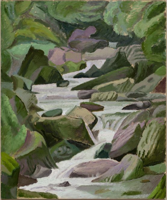 Rocky creek No. 3 by You Yong contemporary artwork Painting